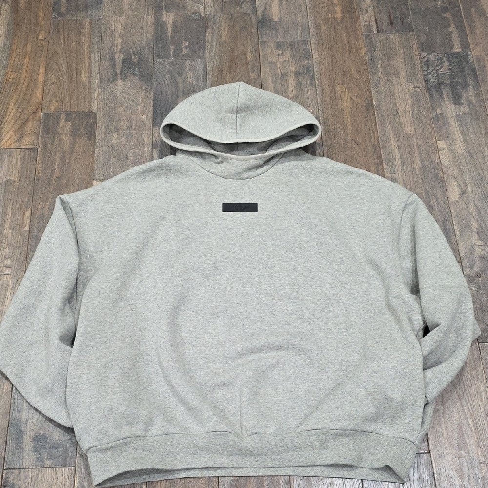 Essentials Fear Of God Grey Hoodie